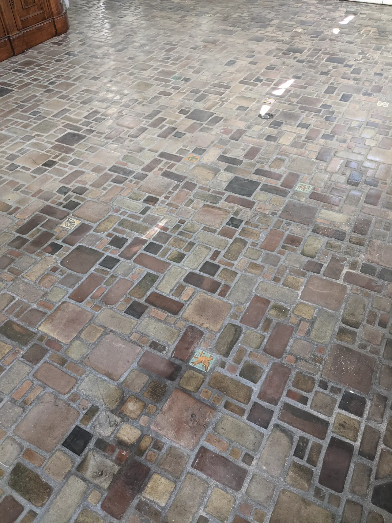 Bathroom Tile Cleaning before