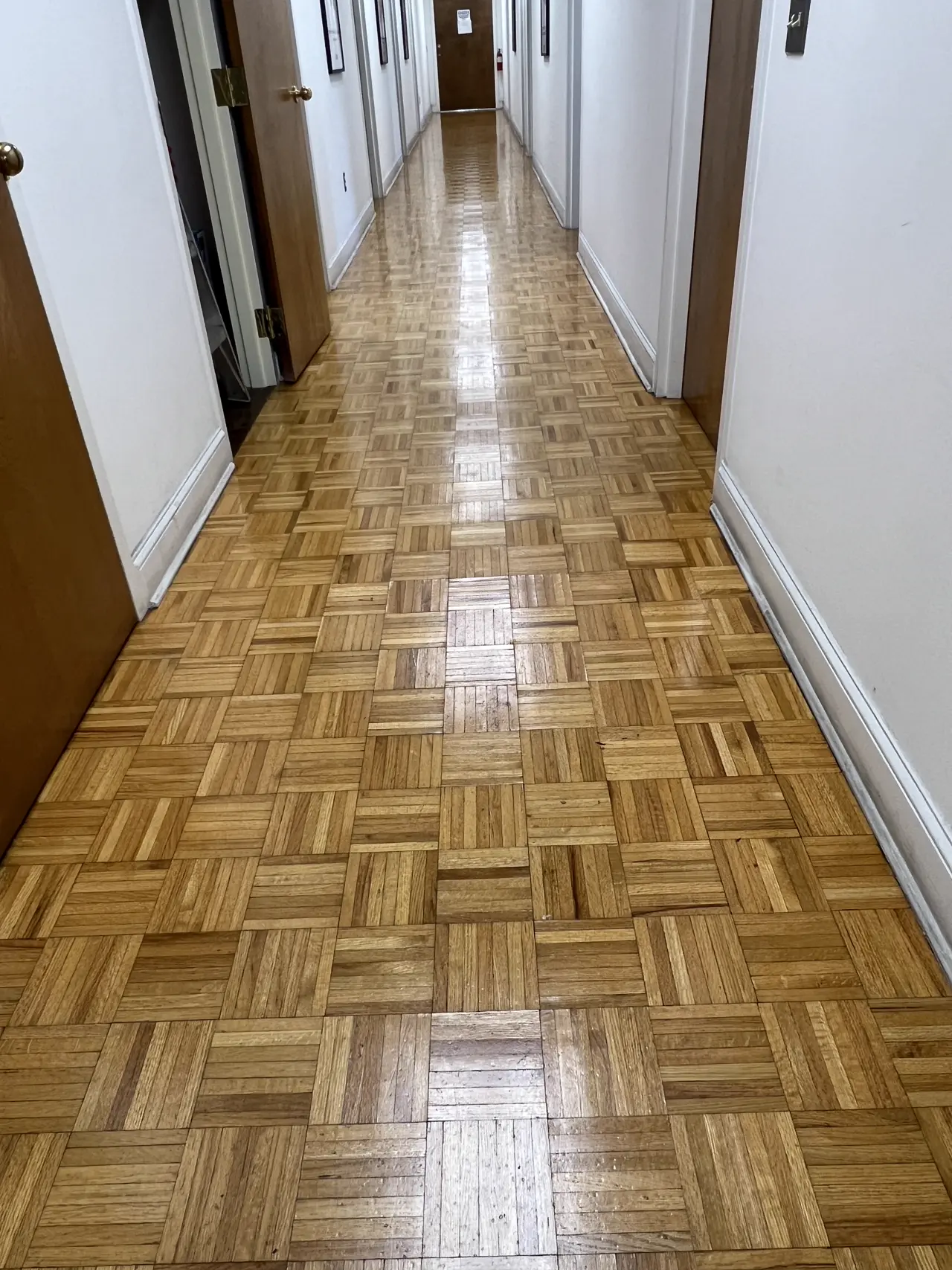 Hardwood Floor Polishing after