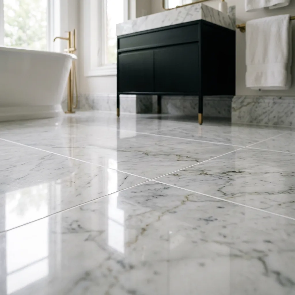 Tile-grout cleaning